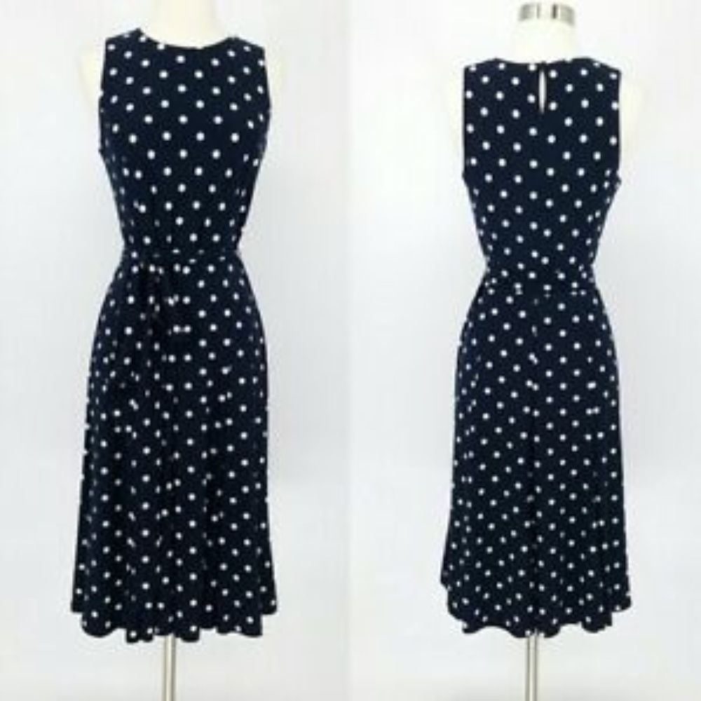 Ralph Lauren Polka Dot Dress with belt